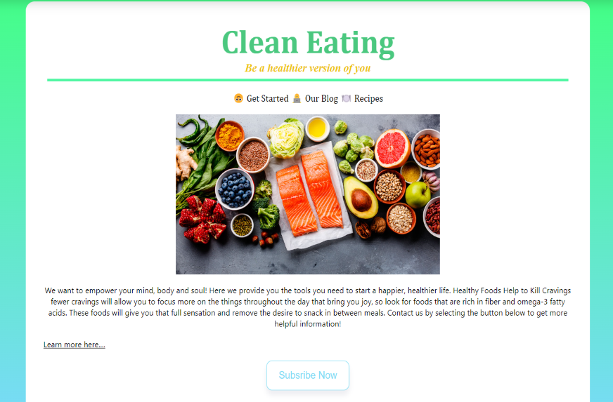 clean eating app